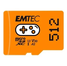 EMTEC GAMING microSDXC 256GB / Class 10 / UHS-I / U3 / A2 / V30 / čtení 100MBs / zápis 50MBs (ECMSDM512GXCU3)
