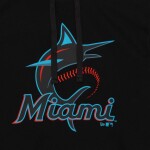 New Era Pánská mikina Miami Marlins MLB Team Logo Hoodie Velikost: 2XL