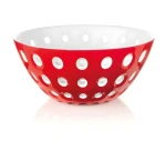 Guzzini LE MURRINE červená, bílá / Mísa / Akrylát / 25 cm (279425147)