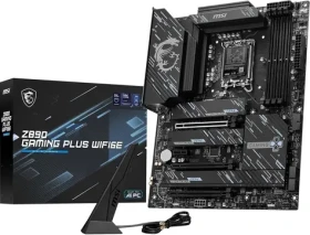 MSI Z890 GAMING PLUS WIFI6E černá / Základní deska / Intel Z890 / LGA 1851 / DDR5 / 5GLAN / Wi-Fi 6E / ATX (7E34-020R)