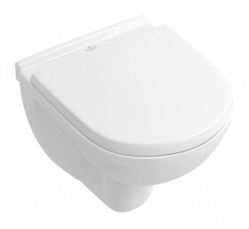 VILLEROY & BOCH - O.novo Závěsné WC se sedátkem SoftClosing, DirectFlush, CeramicPlus, alpská bílá 5688HRR1