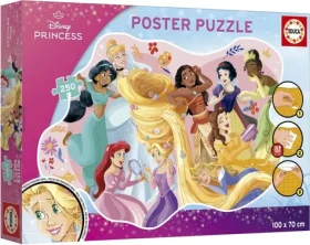 EDUCA Poster puzzle Disney princezny