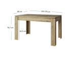 ARTEN (NANO Systems s.r.o.) Rozkládací stůl DOORSET-130/175 (Dub navarra) ROZKLADACI-STUL-DOORSET-130-175