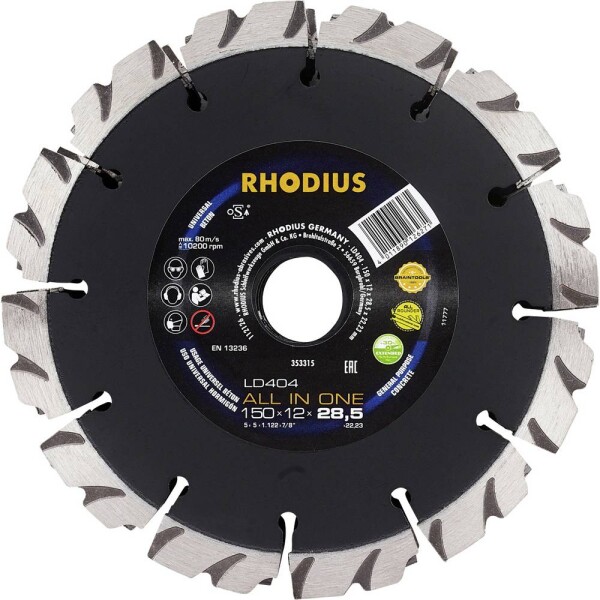 Rhodius 353315 diamantový řezný kotouč 150 mm 1 ks beton