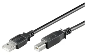 Goobay 93596 černá / Kabel USB 2.0 A-B / 1.8 m (93596)