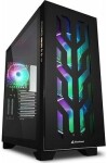 Sharkoon ELITE SHARK CA300T černá / ATX / 2x USB 3.0 / 1x USB-C / 4x 120 mm / RGB / Bez zdroje / průhledná bočnice (4044951030149)