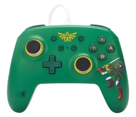 PowerA Drátový ovladač Hyrule Defender / Herní ovladač / Nintendo Switch / drátový, USB (NSGP0199-01)