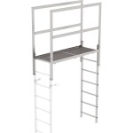 MUNK Günzburger Steigtechnik 64185 nerezová ocel žebřík přes plot Montáž pomocí nástrojů