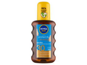 Nivea Sun Protect & Bronze Olej na opalování ve spreji podporující zhnědnutí OF 30 200 ml