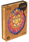 UNIDRAGON dřevěné puzzle Lev, velikost