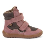 Dívčí zimní barefoot boty TEX WINTER Gray/Pink Froddo G3160247-13 - 24
