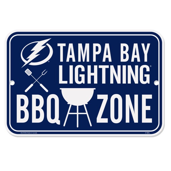 Mustang Cedule Tampa Bay Lightning NHL 10" x 15" BBQ Zone