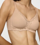 Dámská podprsenka Modern Lace+Cotton N - NEUTRAL BEIGE - béžová 00EP - TRIUMPH BROWN 105A