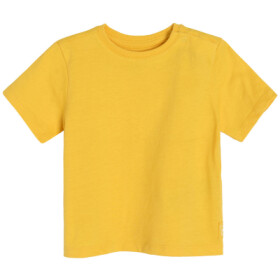 Basic tričko s krátkým rukávem- žluté - 68 YELLOW