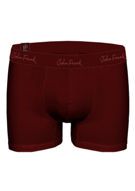 Pánské boxerky John Frank JFBMOD10 Bordó XL