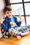 Pyžamo Cornette Kids 593/174 Bears l/r 86-128 džínovina 110-116