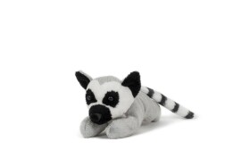 Plyšový lemur kata ležící 7 × 18 cm