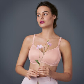 Lace Rose soft podprsenka s pěnovou výztuží 5618 rosewood - RosaFaia 596 rosewood 80E