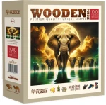 WOODEN CITY Dřevěné puzzle Sloní sny 1010 dílků