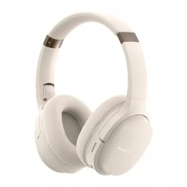 Havit I62 zlato-bílá / Bezdrátová sluchátka / doba přehrávání až 8 h / Bluetooth 5.1 / USB-C (HV-I62GD)