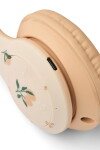LIEWOOD Dětská bezdrátová sluchátka Quinn Peach / Sea Shell, oranžová barva, plast