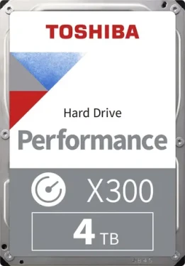 Toshiba X300 Performance 4TB / 3.5" / 7 200 rpm / 512MB cache / SATA III / CMR (HDWR740UZSVA)