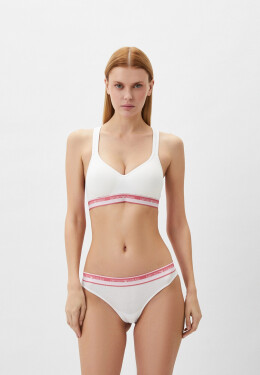 Dámské kalhotky 2Pack 163337 4R227 00010 bílé - Emporio Armani M