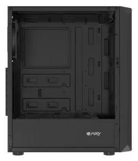 Fury Shobo SH4F černá / PC skříň / Midi Tower / ATX / micro-ATX / Mini-ITX / temperované sklo / bez zdroje (NFO-2152)