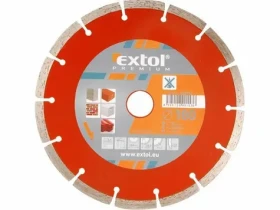 EXTOL-PREMIUM Kotouč diamantový řezný segmentový 125x22.2mm / suché řezání (EX108712)