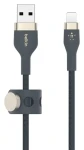 Belkin BOOST CHARGE PRO Flex kabel USB-A na Lightning modrá / 2m (CAA010bt2MBL)