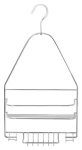 Spirella MINI závěsná polička s otočným háčkem / ocel / 49 x 25,5 x 11 cm