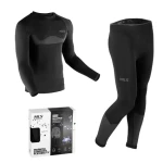 NILS BTZ0464 Pánské bezešvé termoprádlo Magnus černé (5907695553093)