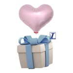 Létající balónek srdce růžové metalické 35 cm - TAKARA KOSAN Létající balónek srdce růžové metalické 35 cm - TAKARA KOSAN