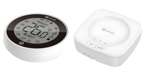 EZVIZ T56 bílá / Sada chytrého termostatu / Wi-Fi / OpenTherm / 5–35 °C (CS-T56-R100-W)