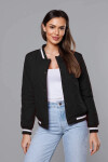 Černá dámská bunda typu bomber (16M9070-392) odstíny černé XL (42)