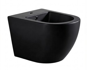 Erga Lily, závěsný bidet 490x360x320 mm, černá matná, ERG-V03-LILY-BD-BK
