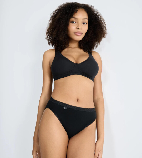 Dámské kalhotky Basic+ Tai 3P - BLACK - černé 0004 - SLOGGI BLACK 42