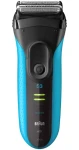 Braun Series 3 3040s modrá / Holící strojek / planžetový / 3 planžety / aku / 45 min (8700216735865)