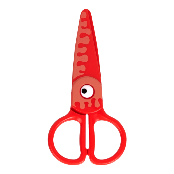 Colorino Colorino, 37275, dětské nůžky pro nejmenší, celoplastové, 12,5 cm, mix barev, 1 ks Barva: Červená