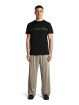 ICEBREAKER Mens Merino 150 Tech Lite SS Tee Range Stripes, Black (vzorek) velikost: M