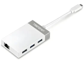 TRENDnet TUC-ETGH3 / USB-C hub / Gigabit Ethernet / 3x USB 3.0 (TUC-ETGH3)