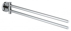 GROHE - QuickFix Start Dvojitý držák ručníků, délka 44 cm, chrom 41183000
