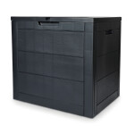 Zahradní úložný box 56x43x53cm, plast, šedá, AZB-G2035 GREY