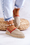 Dámské espadrilky Slip-on Big Star béžové Velikost: