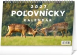 NOTIQUE Myslivecký 2027 / Stolní kalendář / 23,1 × 14,5 cm / slovenské svátky