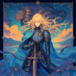 Nástěnný kalendář poznámkový 2027 Notique Anime Zodiac, 30 x 30 cm