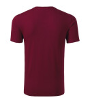 Action V-neck tričko pánské garnet 2XL