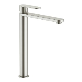 RAV Slezák - Rio INOX - Umyvadlová vysoká baterie bez výpusti, Nikl kartáčovaná, Nikl - kartáčovaná, 1/2" RI130.5IN