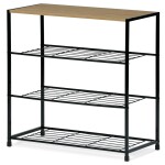 Botník, mdf, hnědá, GD-414 OAK