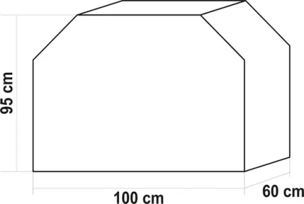 LUND Kryt grilu BARREL / 100 x 95 x 60 cm / Oxford 210D / černá (TO-99760)